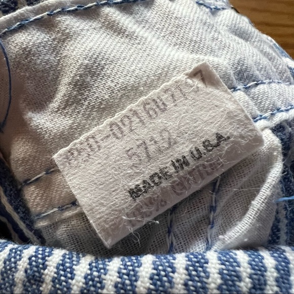 🇺🇸Genuine Vintage Oshkosh Vestbak Striped Overalls made in USA🇺🇸 - Picture 11 of 11